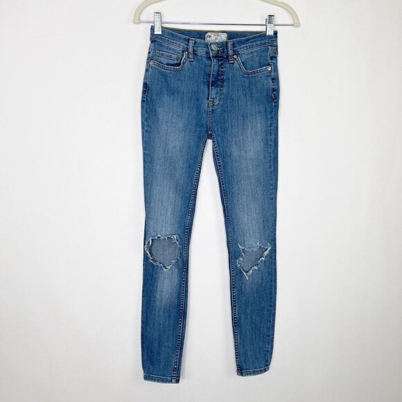 Free People Skinny Jeans Size 26 - Picture 2 of 9
